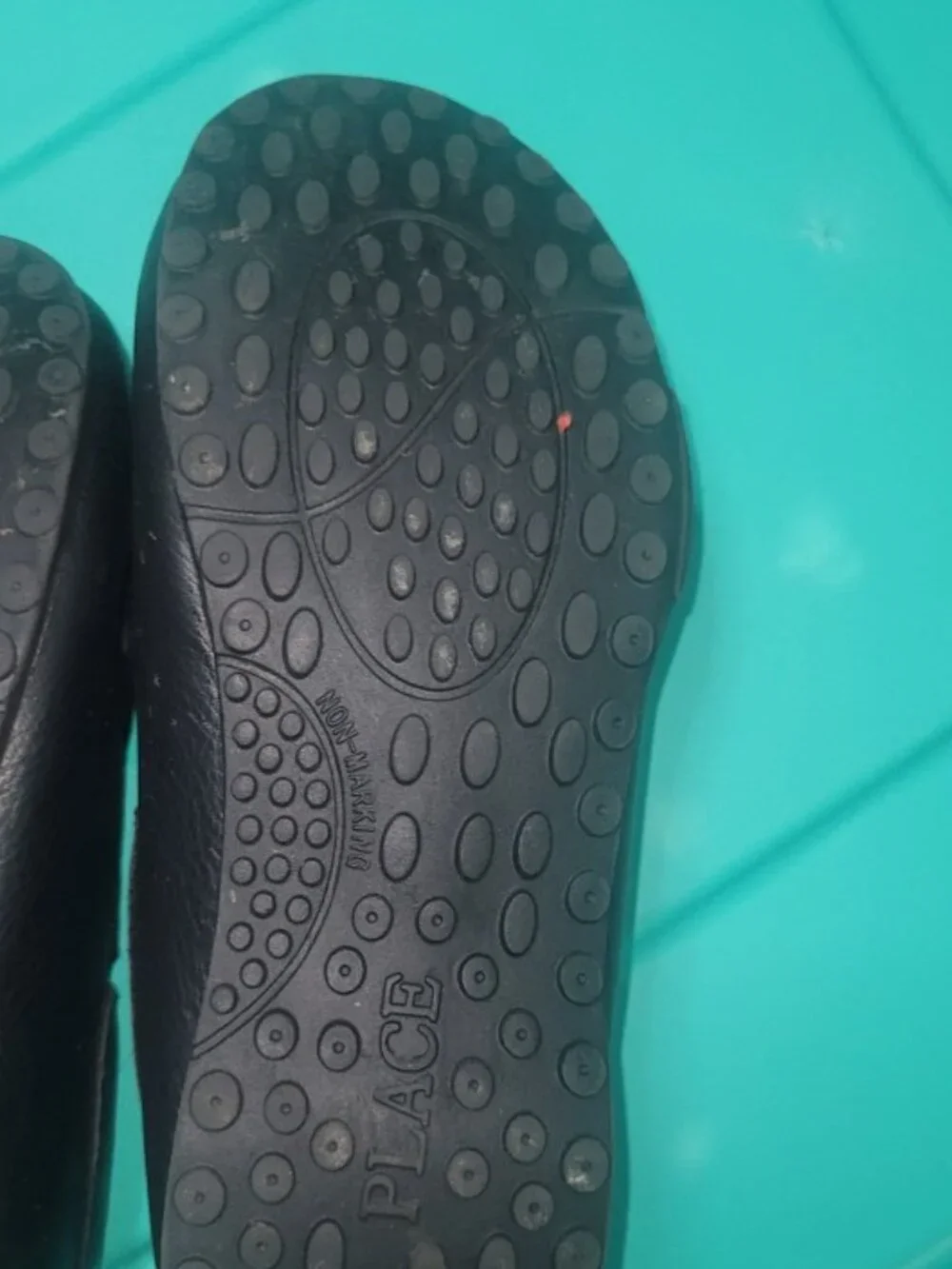Children's Place Size 3 Black Slip On Dress Shoes